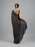 Mohey Ravishing Rama Green Georgette Saree