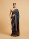 Mohey Glistening Blue Saree