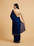 Mohey Teal Blue Rhinestone Embellished Saree
