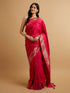Mohey Rani Pink Floral Buta Patterned Saree