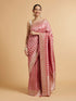 Mohey Rose Pink Floral Patterned Saree