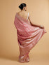 Mohey Rose Pink Floral Patterned Saree