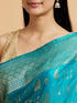 Mohey Rama Green Saree with Paisley and Buta Motifs