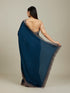 Mohey Green Satin Saree