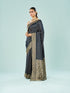 Mohey Enchanting Indigo Blue Saree
