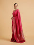 Mohey Rani Pink Buta Jaal Patterned Saree with Cutdana & Rhinestone Work