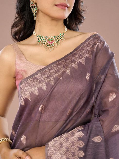 Mohey Purple Enchantment Saree