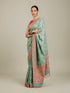 Mohey Enchanting Sea Green Charm Saree