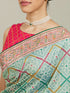 Mohey Enchanting Sea Green Charm Saree