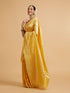 Mohey Golden Yellow Elegance Saree