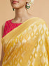 Mohey Golden Yellow Elegance Saree