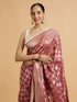 Mohey Dusty Pink Elegance Saree