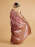 Mohey Dusty Pink Elegance Saree