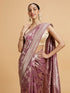 Mohey Purple Elegance Saree