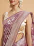 Mohey Purple Elegance Saree