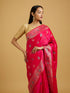 Mohey Elegant Rani Silk Saree