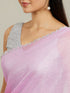 Mohey Enchanting Blue-Pink Organza Saree