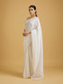 Mohey Ethereal Cream Organza Saree
