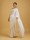 Mohey Ethereal Cream Organza Saree