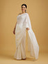 Mohey Ethereal Cream Organza Saree