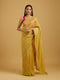 Mohey Glowing Sunshine Yellow Organza Saree