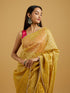 Mohey Glowing Sunshine Yellow Organza Saree