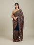 Mohey Azure Elegance Georgette Saree
