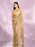 Mohey Beige Euphoria Net Saree