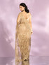 Mohey Beige Euphoria Net Saree