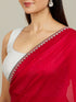 Mohey Red Radiance Silk Saree