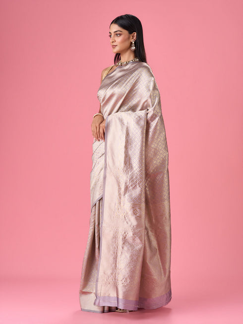 Mohey Lilac Rhapsody Saree