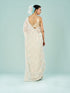 Mohey Elegant Cream Organza Saree