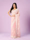 Mohey Enchanting Pink Organza Saree