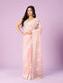 Mohey Enchanting Pink Organza Saree