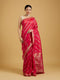 Mohey Ravishing Rani Colored Saree