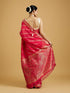 Mohey Ravishing Rani Colored Saree