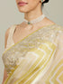 Mohey Emerald Elegance Organza Saree