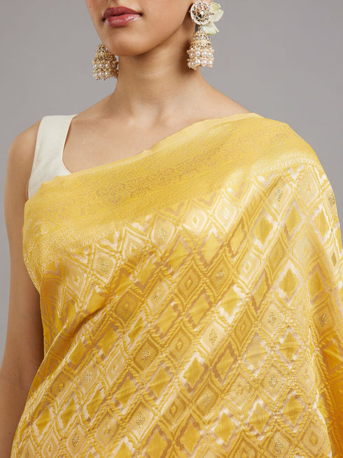 Mohey Sun-Kissed Yellow Festive Saree