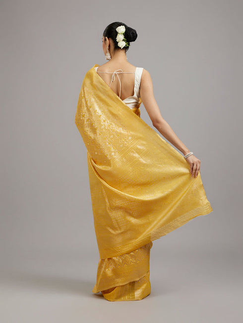 Mohey Sun-Kissed Yellow Festive Saree