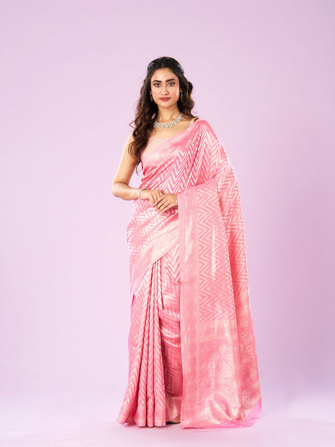 Mohey Elegant Pink Saree