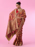 Mohey Ravishing Rust Red Bridal Saree