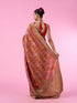 Mohey Ravishing Rust Red Bridal Saree