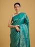 Mohey Majestic Rama Green Elegance Saree