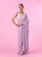 Mohey Purple Majesty Georgette Saree