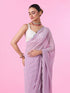 Mohey Purple Majesty Georgette Saree