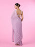 Mohey Purple Majesty Georgette Saree