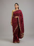 Mohey Wine Elegance Saree