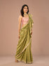 Mohey Pista Green Saree