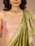 Mohey Pista Green Saree