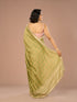 Mohey Pista Green Saree
